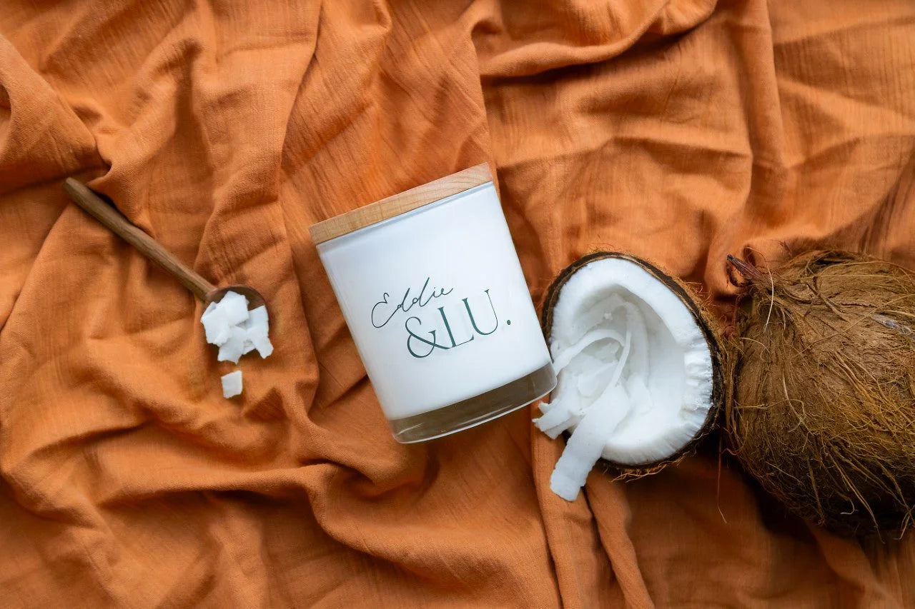 Mandarin & Basil Coconut Wax Candle