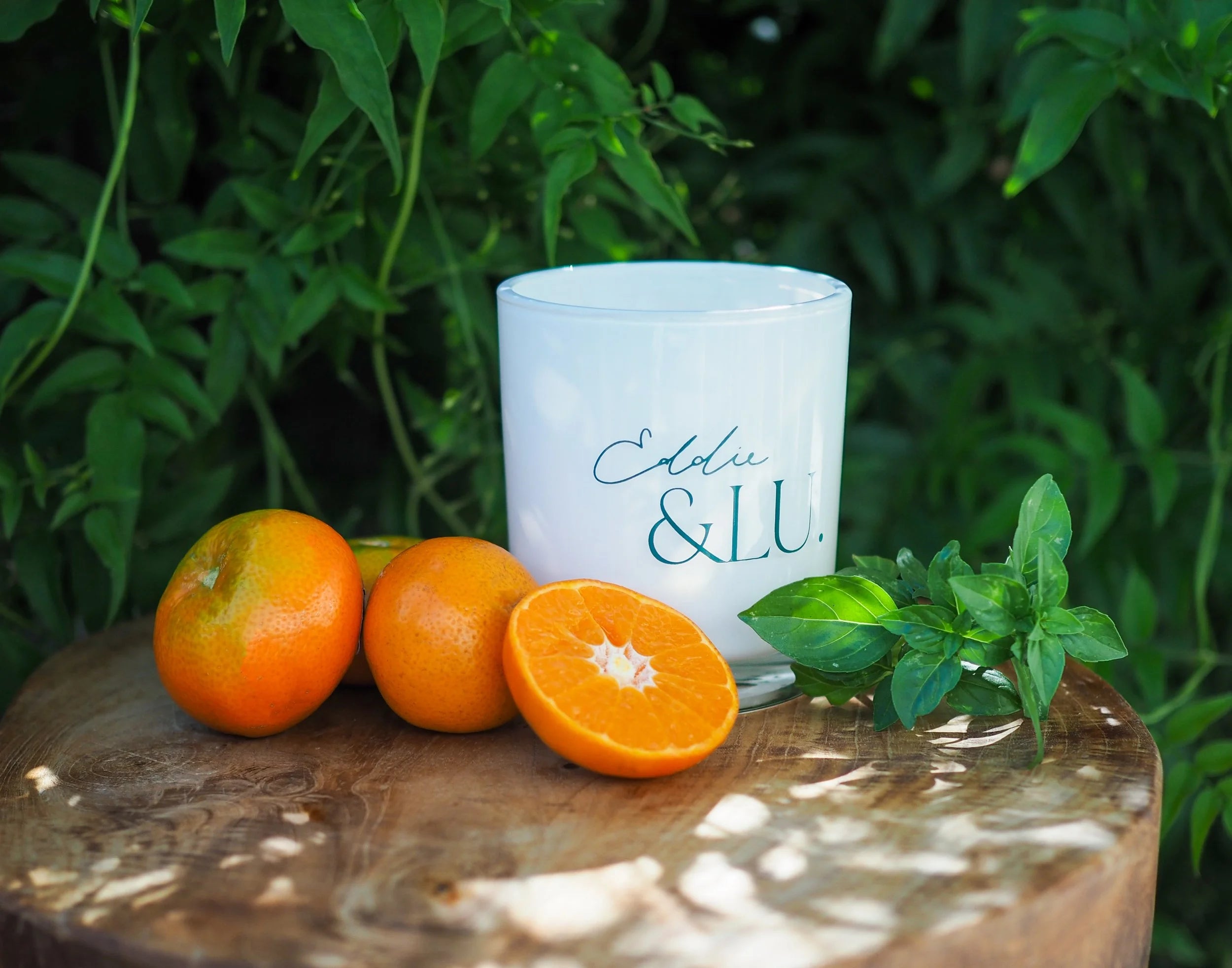 Mandarin & Basil Coconut Wax Candle