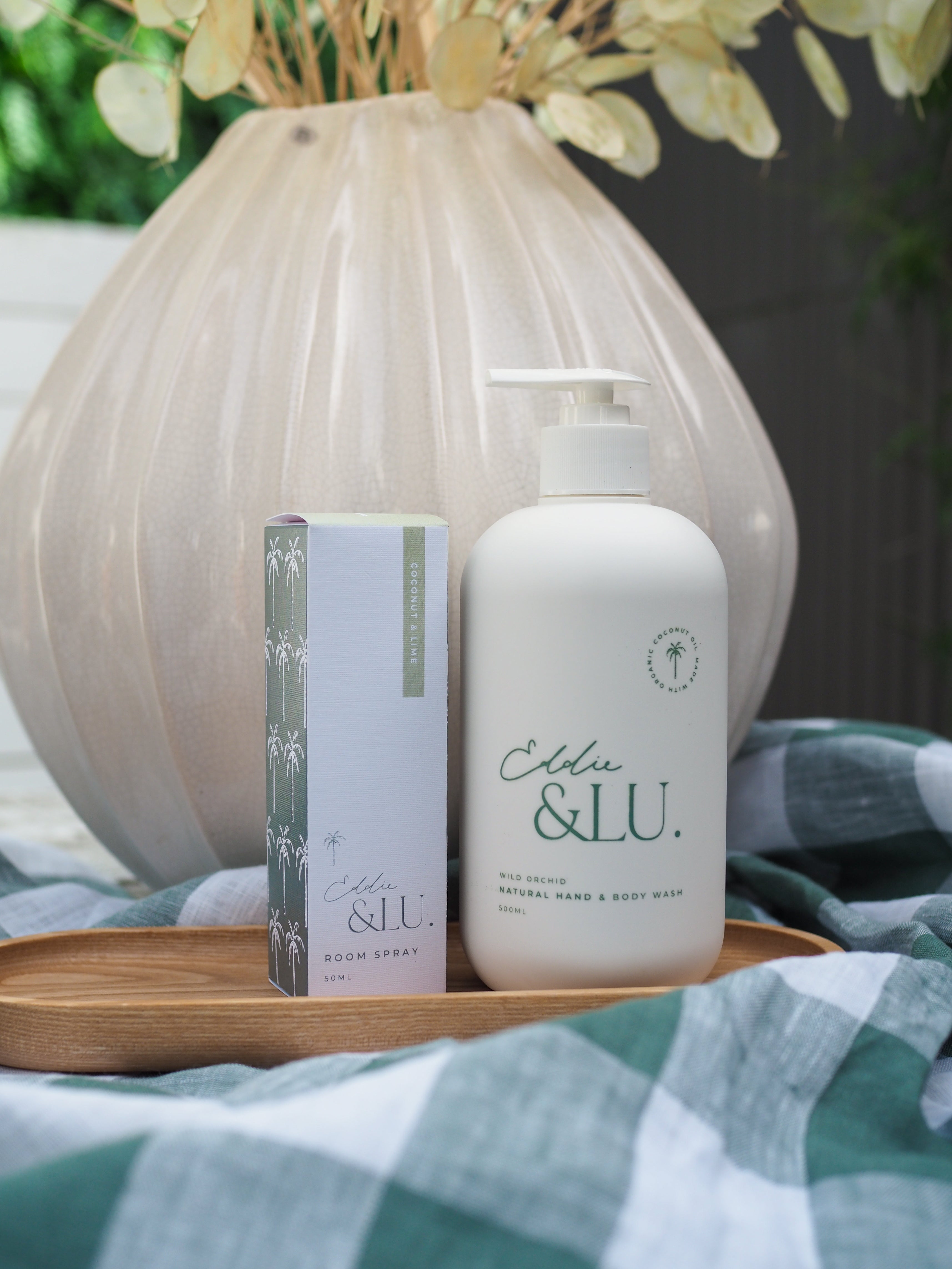 Natural Hand & Body Wash / Room Spray Gift Bundle